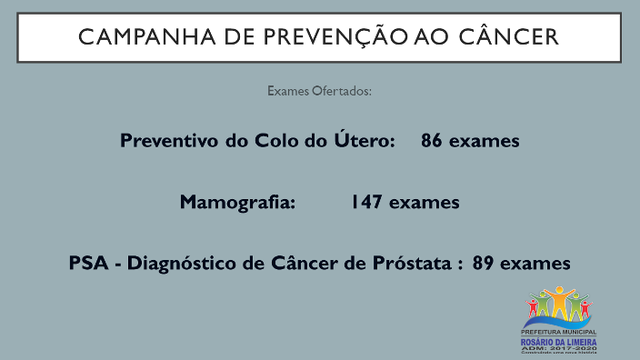 Campanha de Prevenção ao Câncer